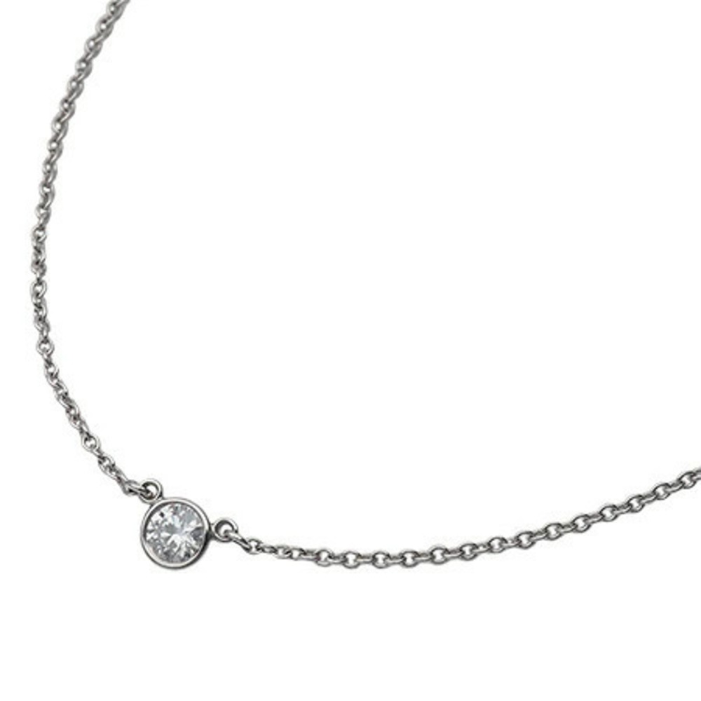 Tiffany Co Diamond Elsa Peretti Diamonds By The Yard Necklace Sterling Silver